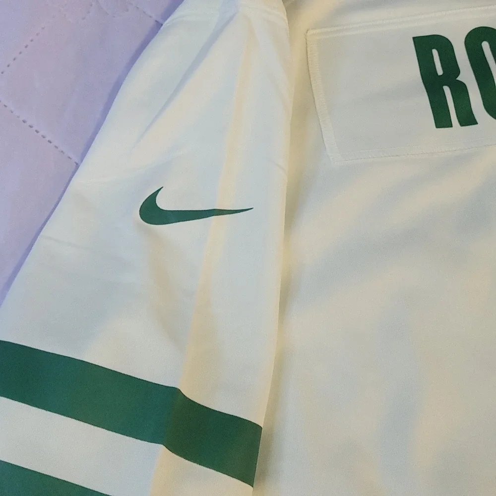 Nike NFL New York Jets Aaron Rodgers 8 Jersey Mens XL White Green DX9443-104